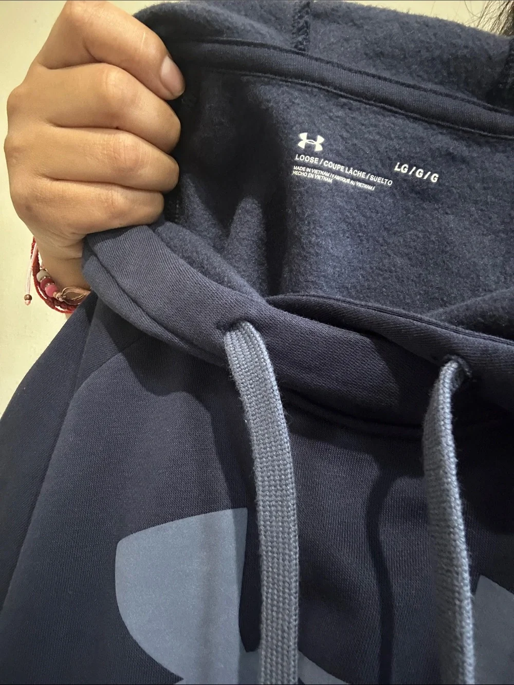 Hooded sweatshirt on mannequin